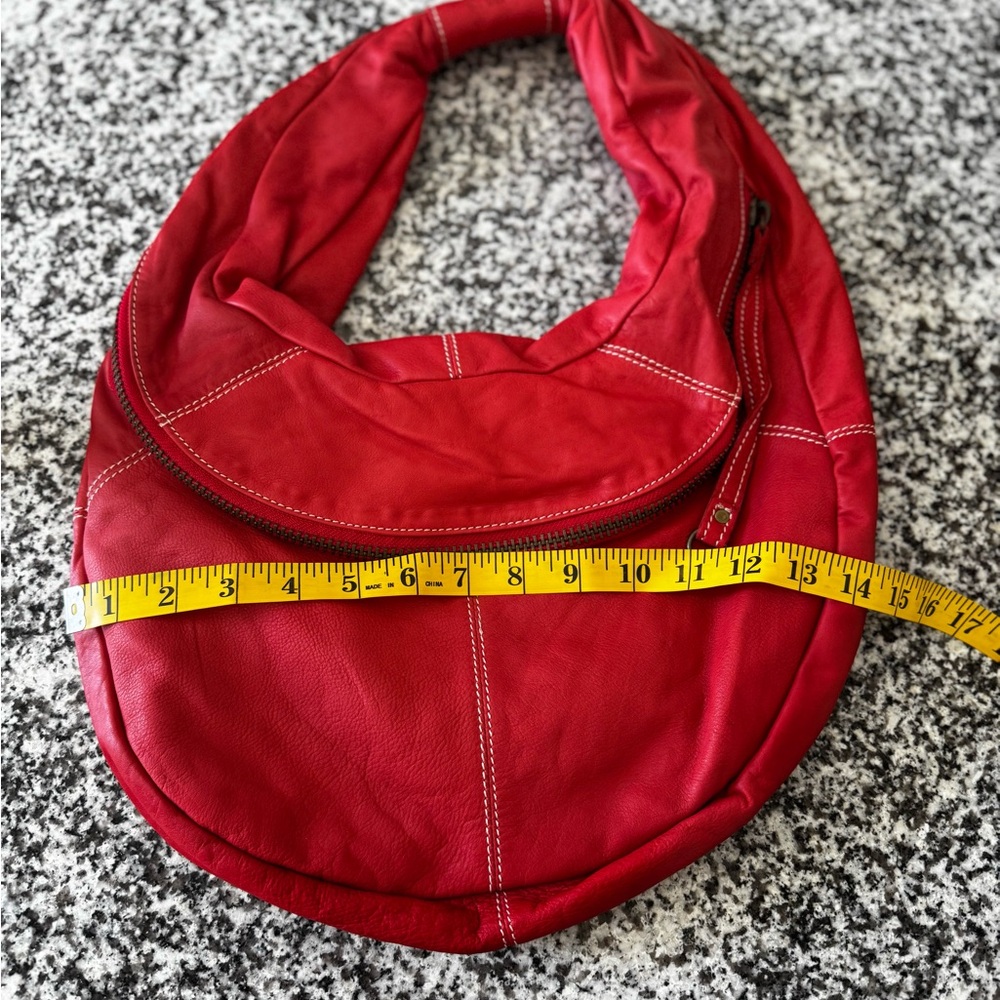 Red Latico NJ USA leather bag - Picture 7 of 7